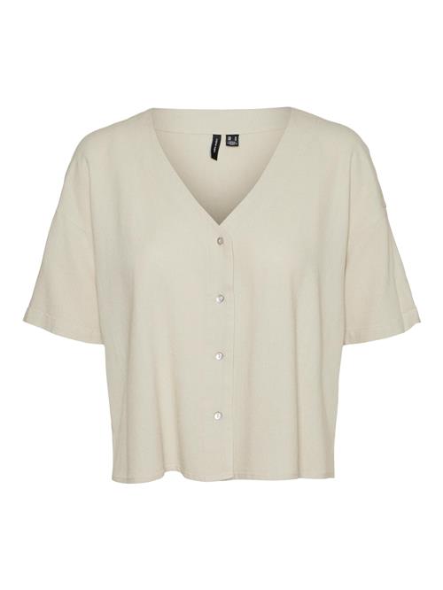 Se VERO MODA Bluse 'Jesmilo'  greige ved About You