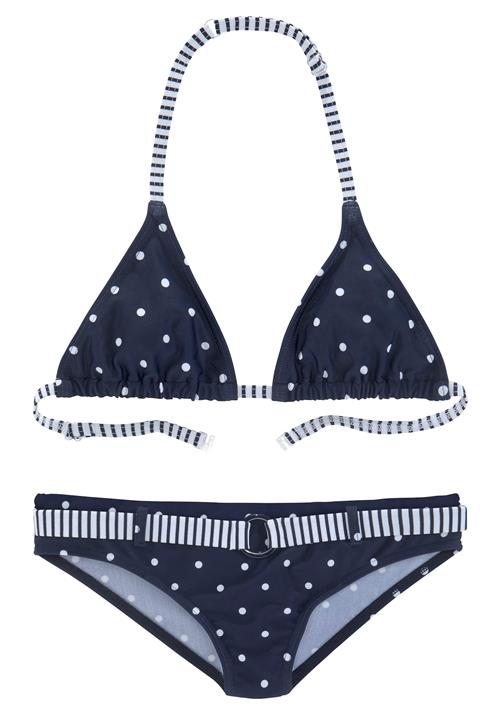 Se s.Oliver Bikini  navy / hvid ved About You