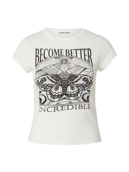 Se STUDIO SELECT Shirts 'Emelie'  sort / hvid ved About You