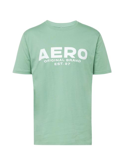 AÉROPOSTALE Bluser & t-shirts  lysegrøn / hvid