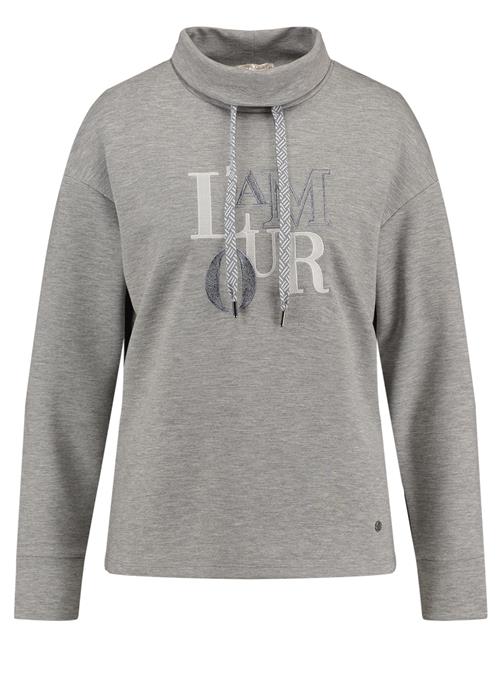 Key Largo Sweatshirt 'AMORE'  grå-meleret