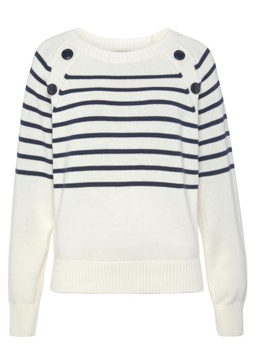 Se VIVANCE Pullover  creme / navy ved About You