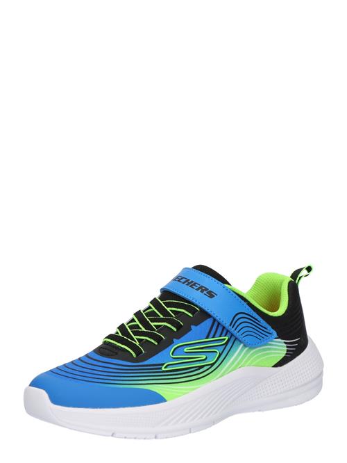 SKECHERS Sneakers 'MICROSPEC ADVANCE'  blå / lime / sort