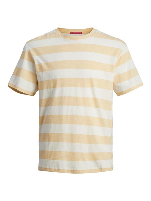 Se JACK & JONES Bluser & t-shirts 'Aruba'  fersken / hvid ved About You