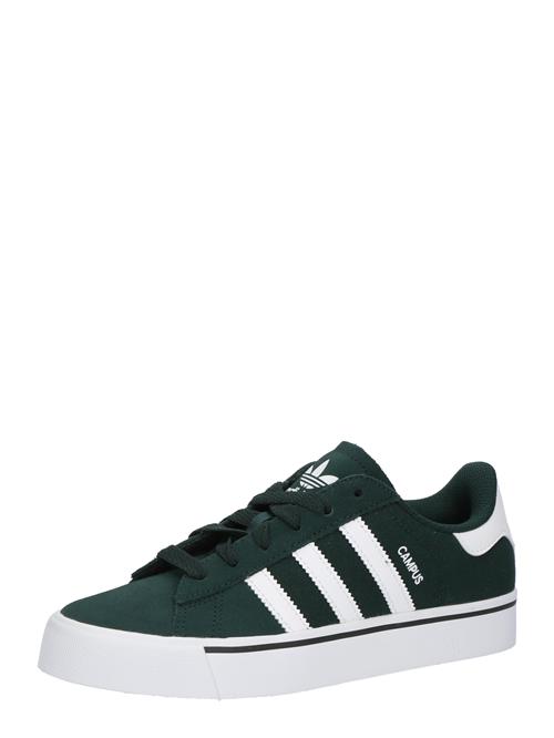 Se ADIDAS ORIGINALS Sneaker low 'CAMPUS'  mørkegrøn / hvid ved About You