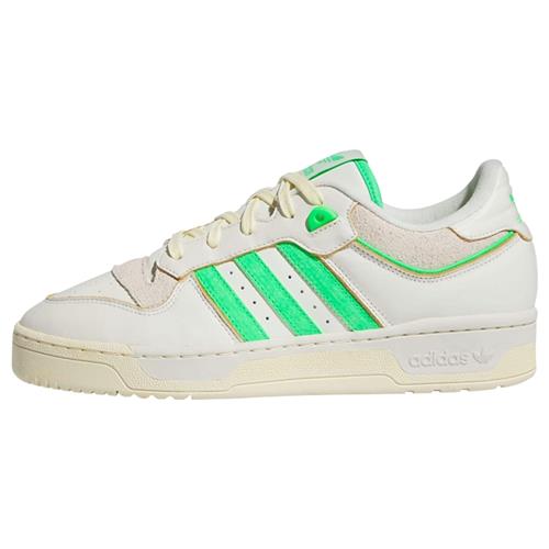 Se ADIDAS ORIGINALS Sneaker low 'Rivalry 86'  lysegrå / neongrøn / hvid ved About You