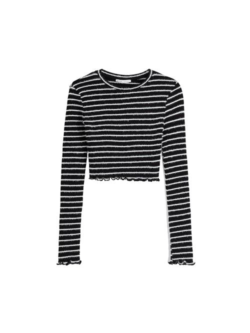 Se Bershka Pullover  sort / hvid ved About You