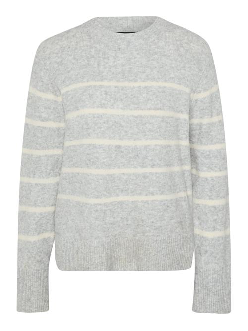 Se VERO MODA Pullover 'VMFlawless'  beige / grå-meleret ved About You