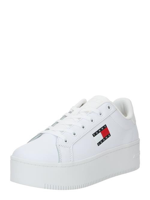 Se Tommy Jeans Sneaker low 'Essential'  marin / rød / hvid ved About You