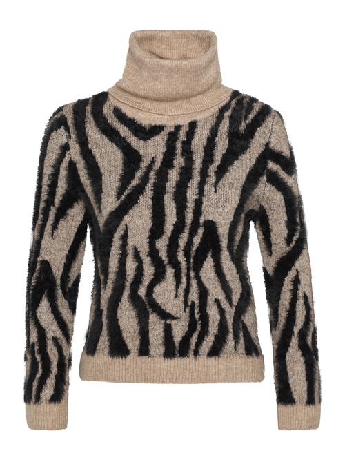 Se Vero Moda Petite Pullover 'VMVALENTINA'  mørkebeige / sort ved About You