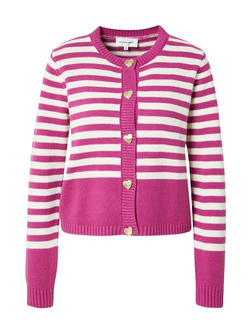 Fabienne Chapot Cardigan 'Stine'  cyclam / hvid