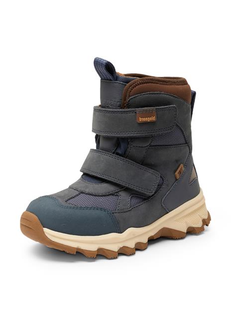 BISGAARD Snowboots 'Edon'  ensian / dueblå / cognac