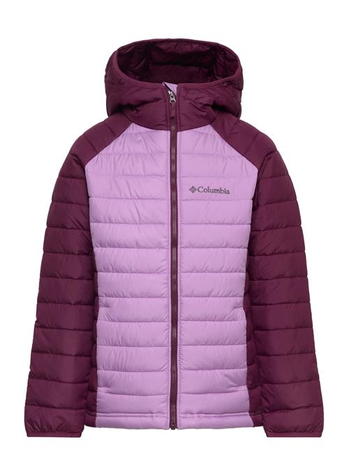 Columbia Sportswear Powder Lite Girls Hooded Jacket Columbia Sportswear Purple