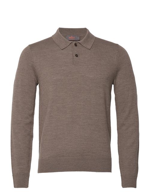 Morris Merino Polo Knit Morris Beige