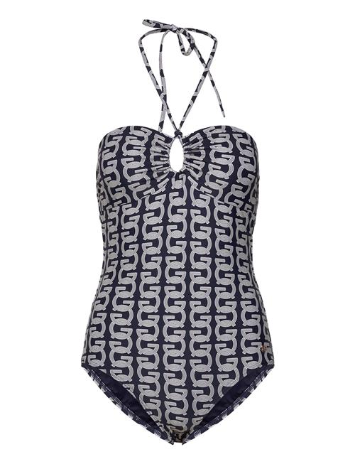 G Pattern Swimsuit GANT Blue