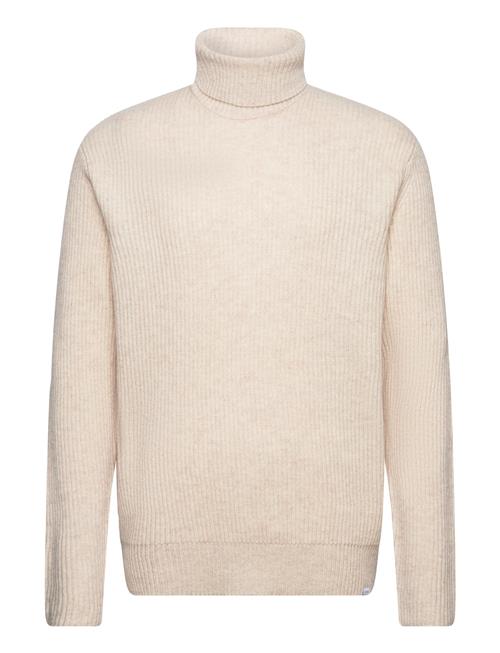 Se Les Deux Eddie Wool Rib Rollneck Knit Les Deux Cream ved Booztlet