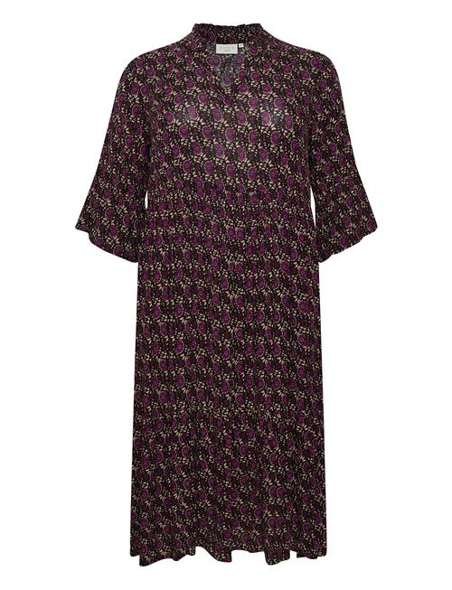 Kaffe Curve Kckerry Ami Dress Kaffe Curve Brown