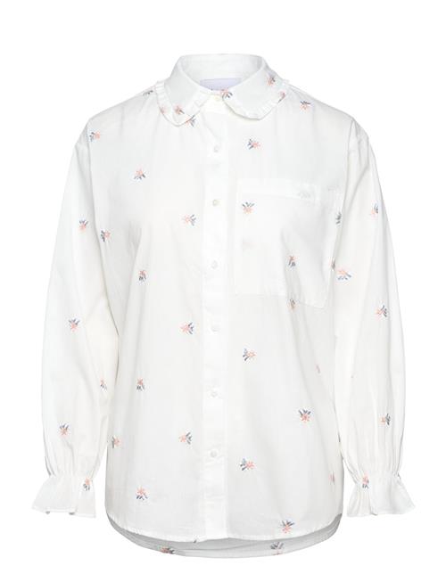 Noella Roberta Frill Shirt Noella White