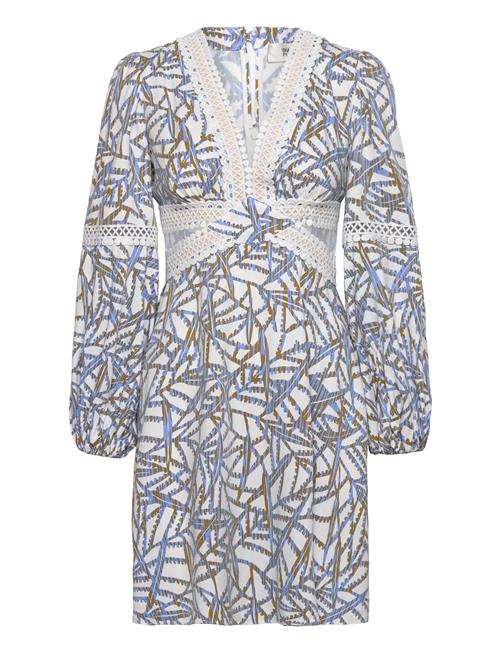 Dvf Kimmie Dress Diane Von Furstenberg Blue