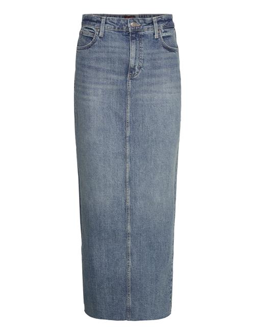 Lee Jeans Back Slit Maxi Skirt Lee Jeans Blue