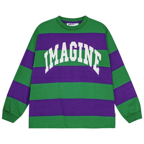 Se Molo GOTS Ron Langærmet T-shirt Nightshade Pine | Grønn | 110 cm ved Babyshop