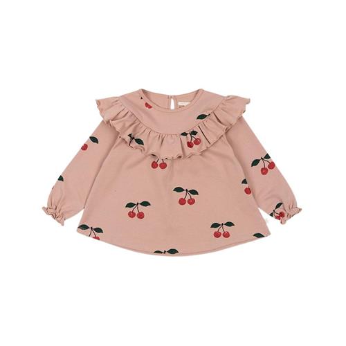 Se Konges Sløjd MALLI GLITTER BLOUSE GOTS | Lyserød | 4 years ved Babyshop