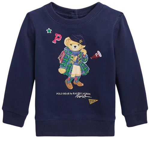 Ralph Lauren Logo Sweatshirt Navyblå | Marine blå | 18 months