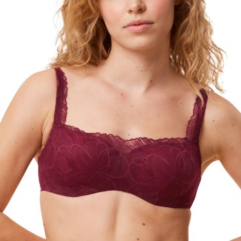 Triumph Bh Body Make-Up Illusion Lace Balconette Vinrød  B 75 Dame