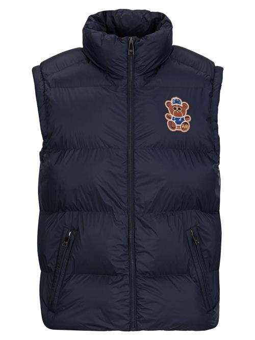 19V69 ITALIA Vest 'Joel Teddy'  navy / brun / hvid