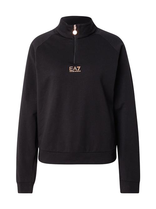 EA7 Emporio Armani Sweatshirt  guld / sort