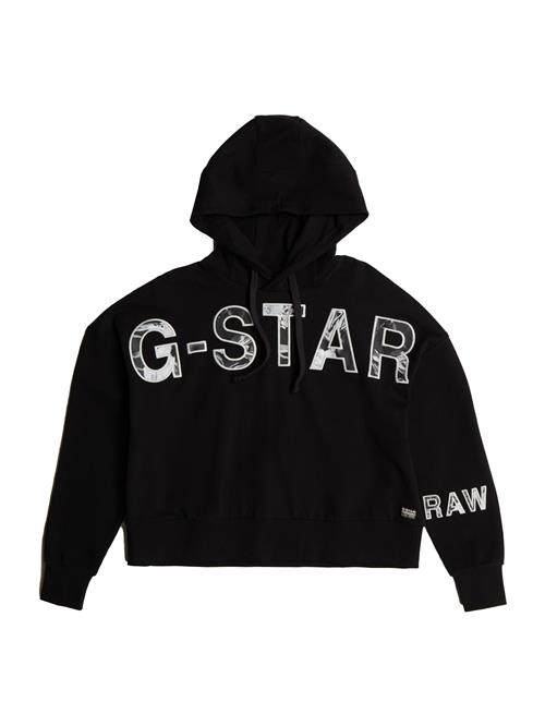 G-STAR Sweatshirt  grå / sort / hvid