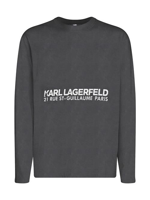 Se Karl Lagerfeld Bluser & t-shirts 'Rue St-Guillaume'  sort / hvid ved About You