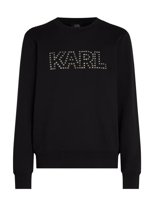 Se Karl Lagerfeld Sweatshirt ' Studded Karl '  sort ved About You