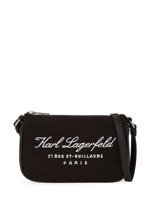 Karl Lagerfeld Skuldertaske 'Hotel'  sort / hvid