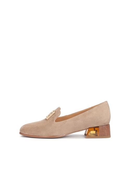 Se Kazar Slipper  beige / guld ved About You