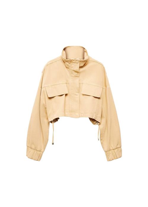 MANGO Overgangsjakke 'Danna'  beige