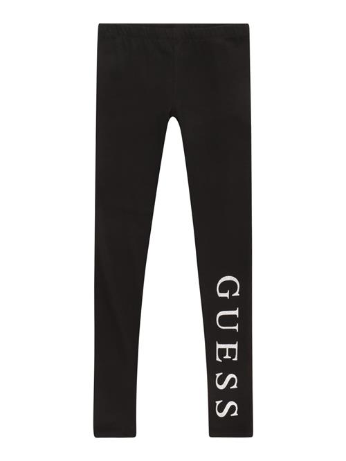 Se GUESS Leggings  sort / sølv ved About You