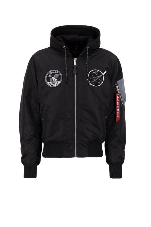 ALPHA INDUSTRIES Overgangsjakke  blodrød / sort / hvid