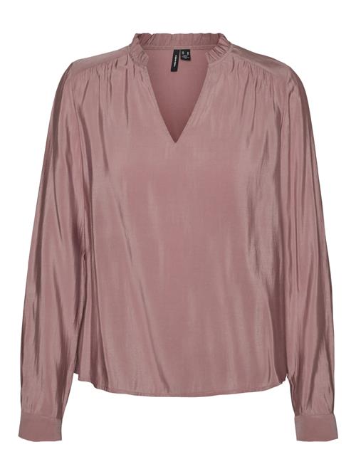 Se VERO MODA Bluse 'Bell'  gammelrosa ved About You