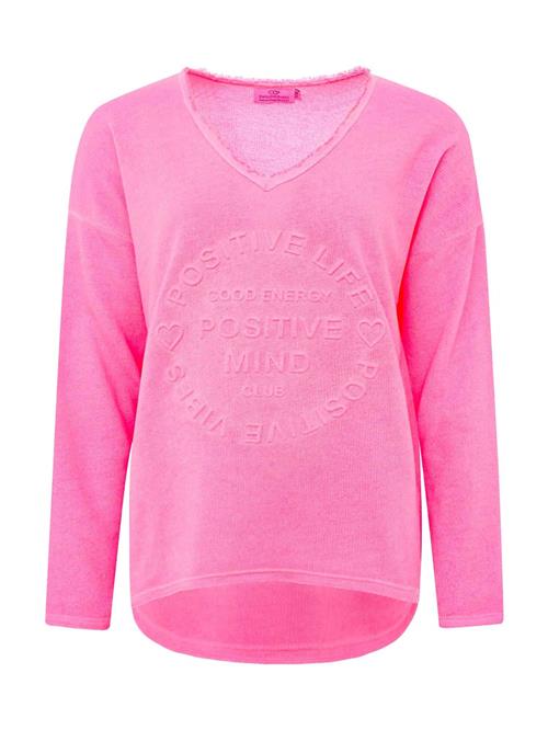 Zwillingsherz Sweatshirt 'Positive Mind'  lys pink