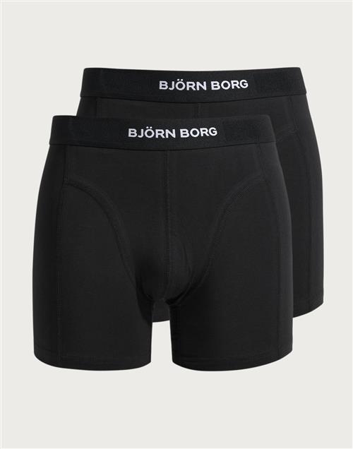 Björn Borg Premium Cotton Stretch Boxer 2p Multipack underbukser Sort