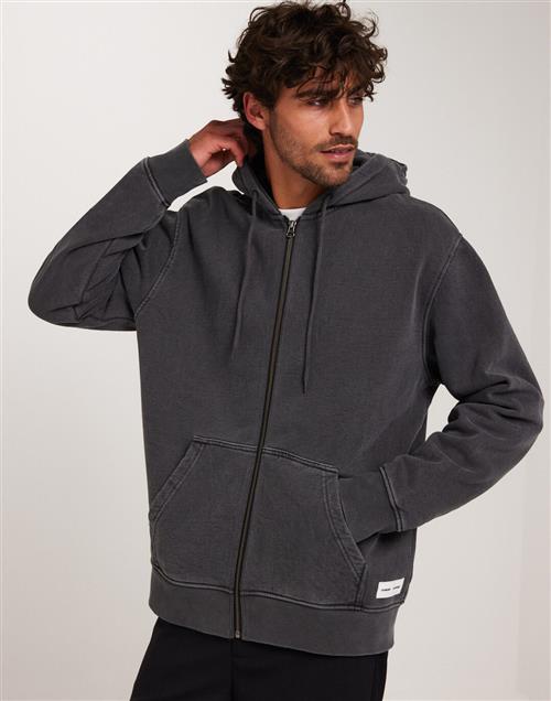 Samsøe Samsøe Sapigment zip hoodie 14485 Hoodies Sort