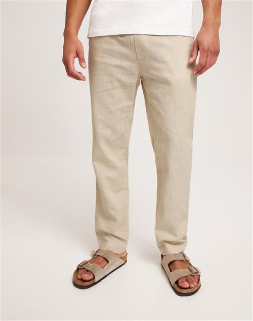 Ciszere Harlow linen trousers Hørbukser Beige