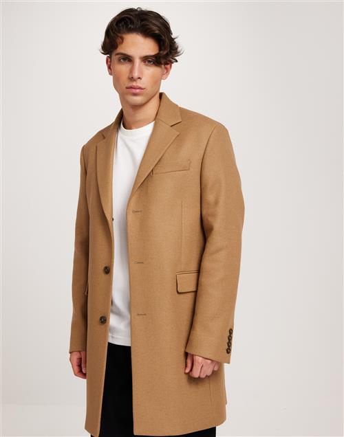 Gant Classic Wool Coat Frakke Brun