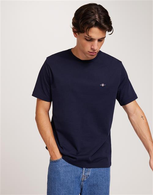 Gant Reg Shield Ss T-Shirt T-Shirt & Singletter Blå