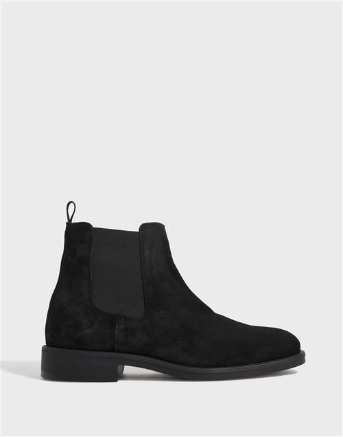 Selected Homme Slhjoseph Suede Chelsea Boot Chelsea boots Sort