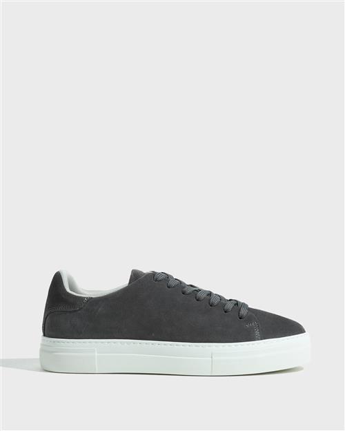 Selected Homme Slhdavid Chunky Suede Sneaker Noos Lave sneakers Grå