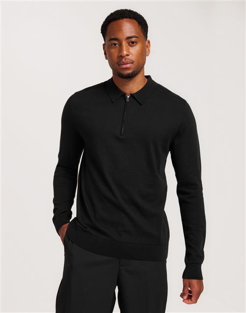 Selected Homme Slhberg Ls Half Zip Polo Noos Half zip Sort