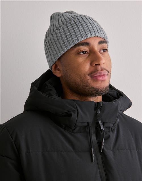 Jack & Jones Jacprime Cotton Beanie Noos Huer Grå