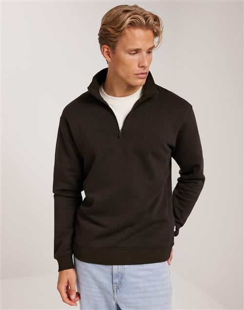 Jack & Jones Jjebradley Sweat Half Zip Noos Half zip Brun